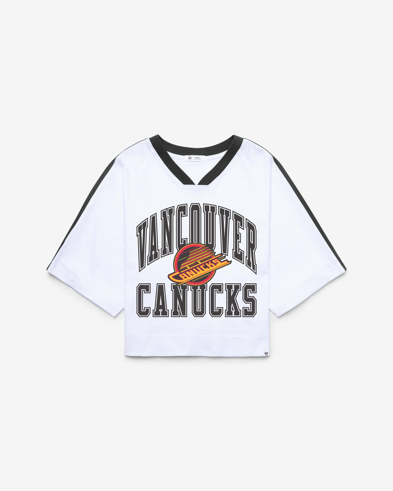 VANCOUVER CANUCKS BIG OVERARCH '47 WOMEN'S DROP NEEDLE RAGLAN