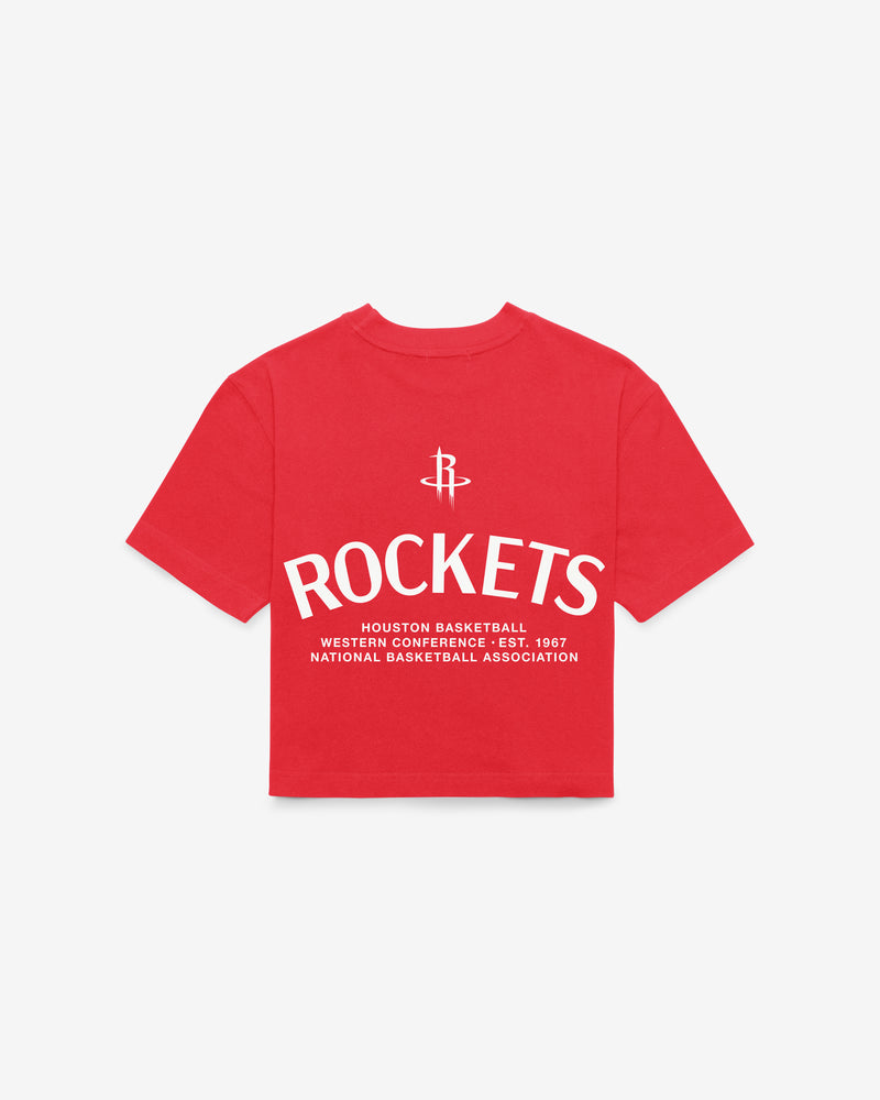 HOUSTON ROCKETS HADRIAN '47 FOUNDATION CROP TEE WOMENS
