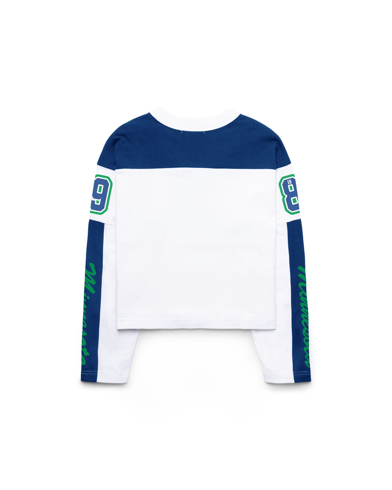 MINNESOTA TIMBERWOLVES EXCLAMATION METRO JERSEY TE