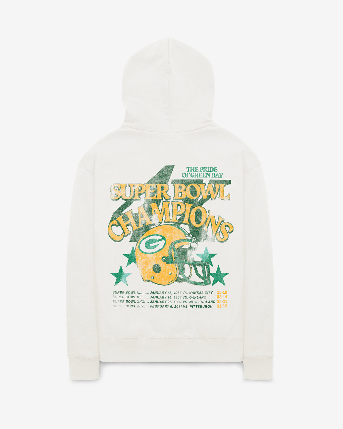 GREEN BAY PACKERS SUPER BOWL '47 FOUNDATION HOOD