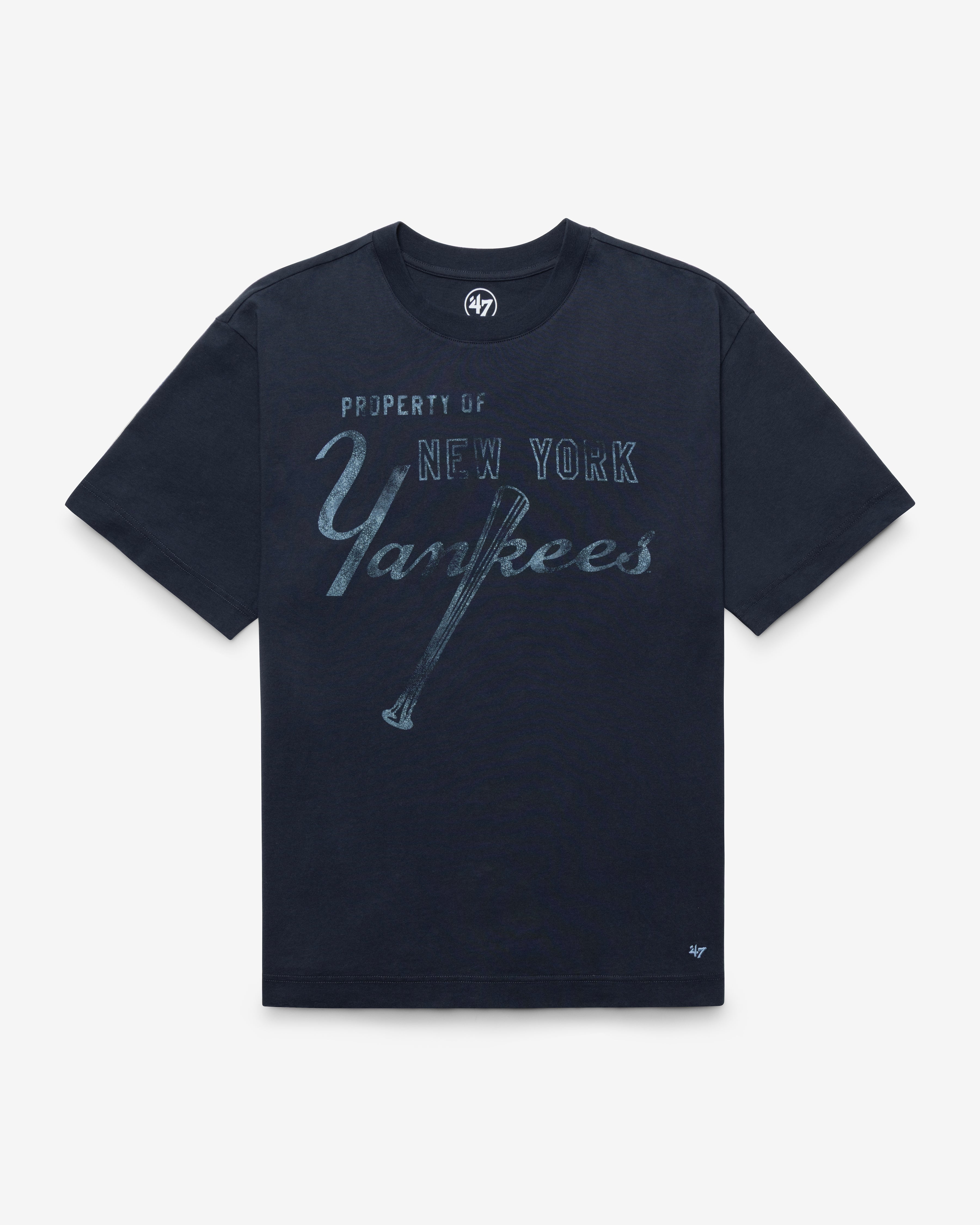 NEW YORK YANKEES COOPERSTOWN '47 SELECT FOUNDATION TEE - Navy