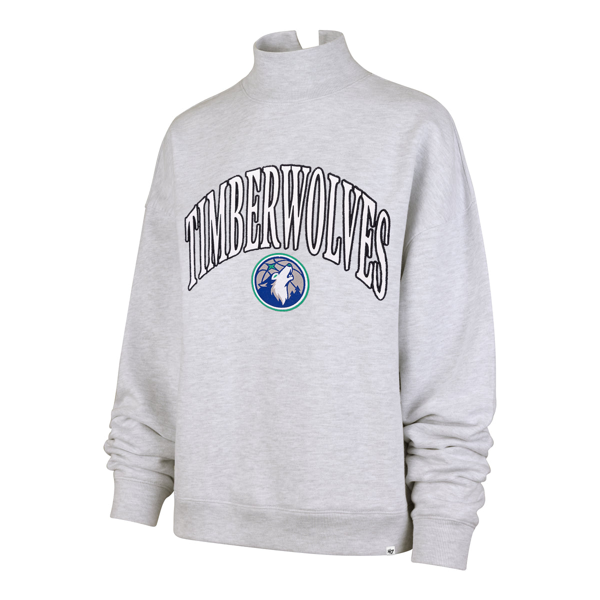 MINNESOTA TIMBERWOLVES VANTAGE '47 WOMEN'S MOCK NECK PULLOVER
