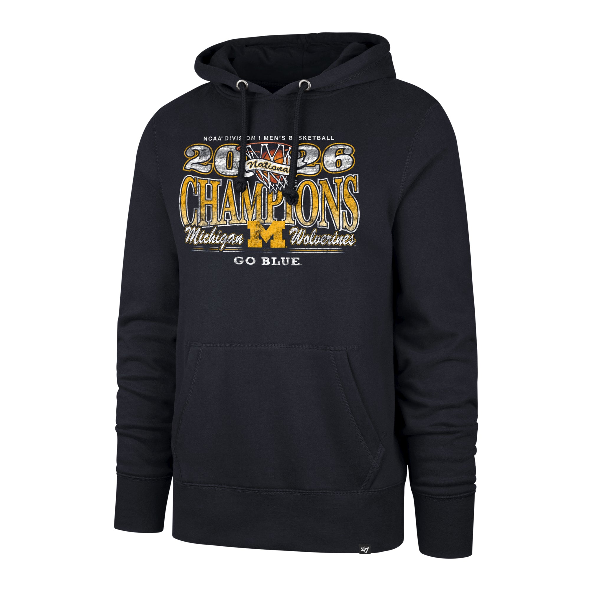 MICHIGAN WOLVERINES NCAA NATIONAL CHAMPIONS '47 HEADLINE HOOD
