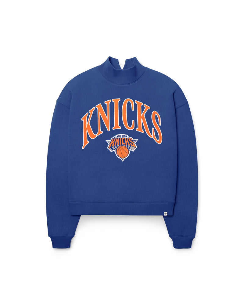 NEW YORK KNICKS VANTAGE '47 WOMEN'S MOCK NECK PULLOVER