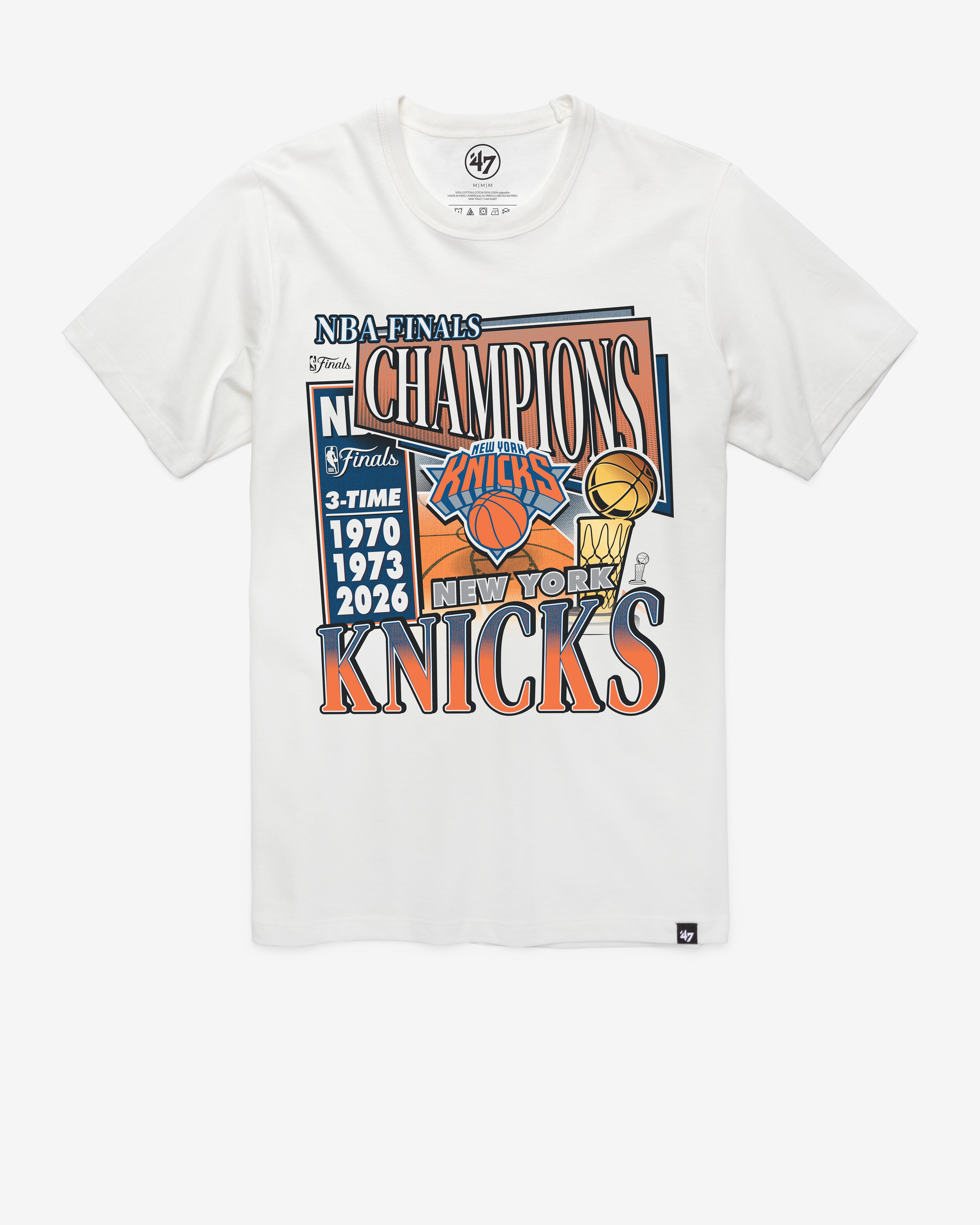 NEW YORK KNICKS 2026 NBA CHAMPIONS '47 FRANKLIN TEE - Green