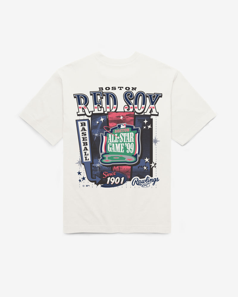 BOSTON RED SOX COOPERSTOWN RAWLINGS POSTER '47 FOUNDATION TEE