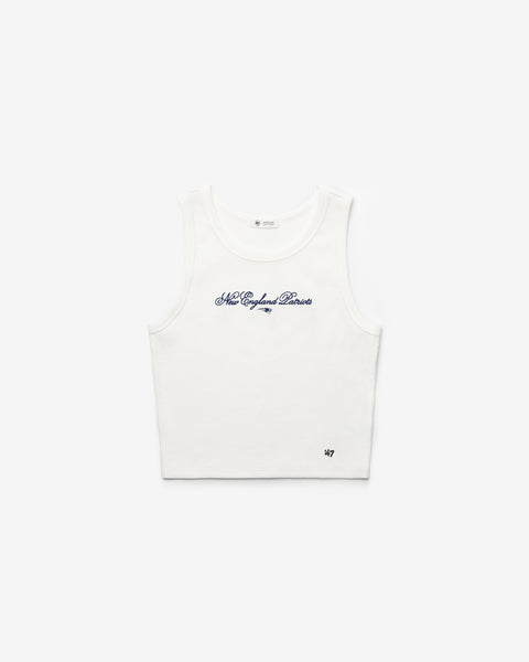 NEW ENGLAND PATRIOTS SCRIPT '47 BABY RIB TANK WOMENS