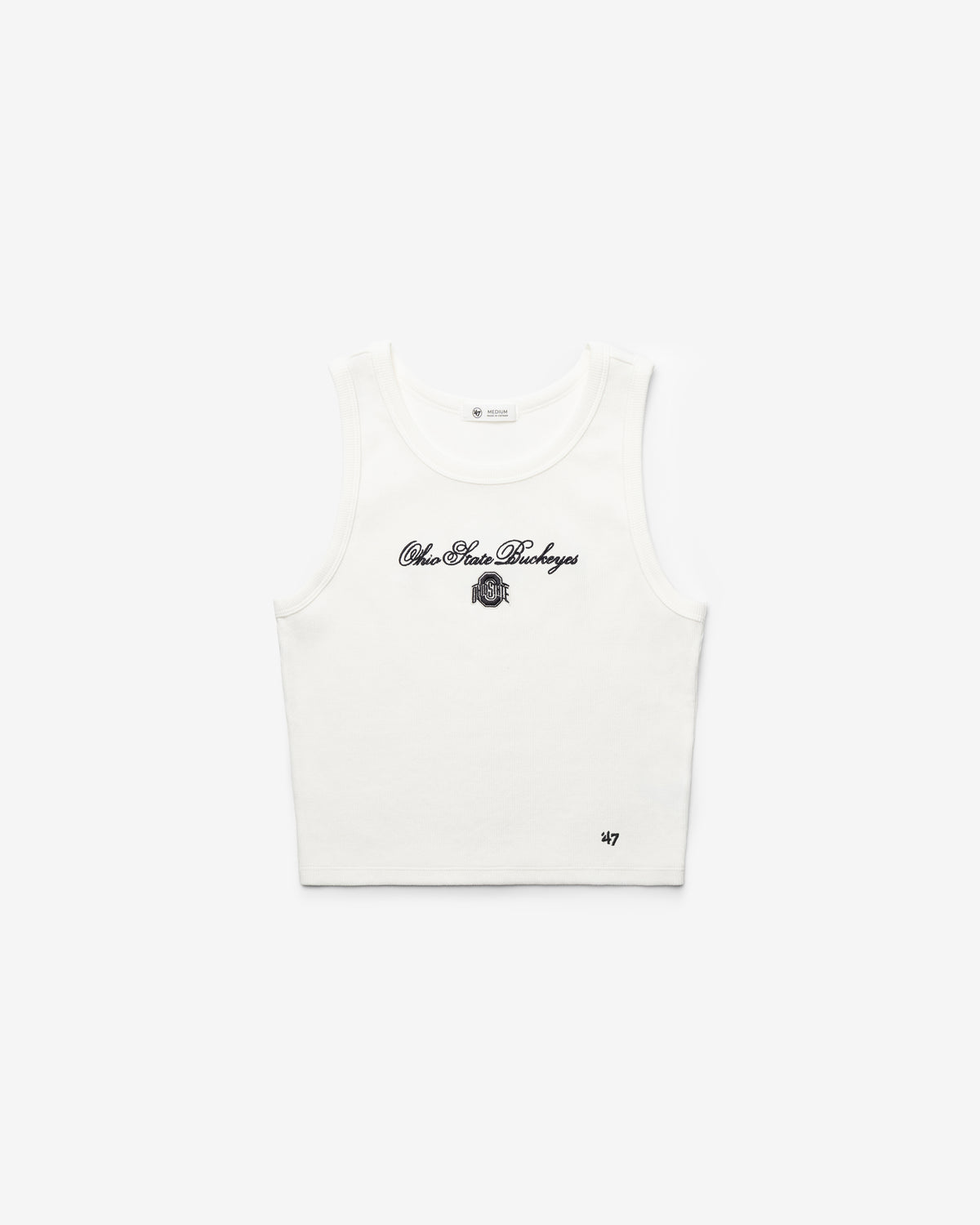 OHIO STATE BUCKEYES SCRIPT '47 BABY RIB TANK WOMENS