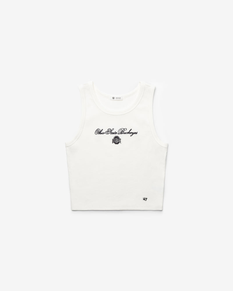OHIO STATE BUCKEYES SCRIPT '47 BABY RIB TANK WOMENS