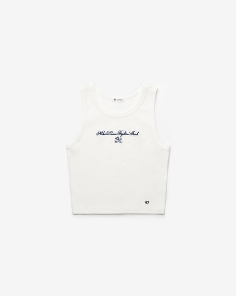 NOTRE DAME FIGHTING IRISH '47 SCRIPT BABY RIB TANK WOMENS