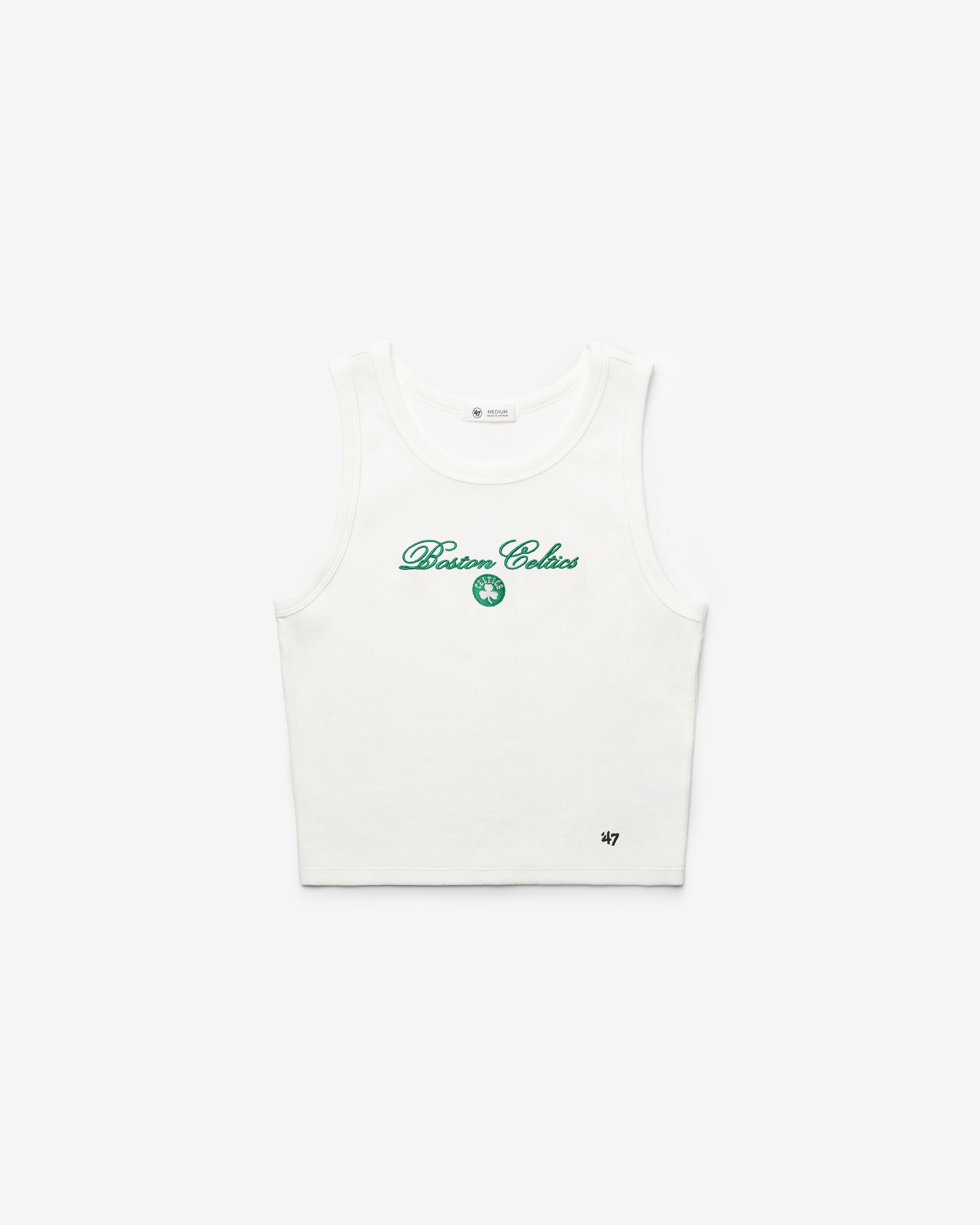 BOSTON CELTICS SCRIPT '47 BABY RIB TANK WOMENS