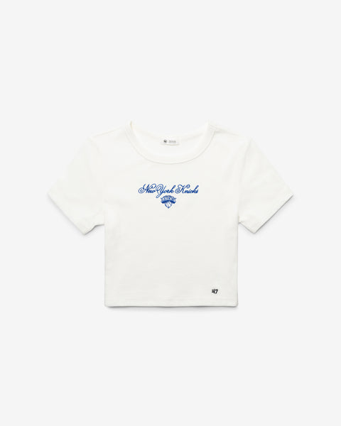 NEW YORK METS SCRIPT '47 BABY RIB TEE WOMENS