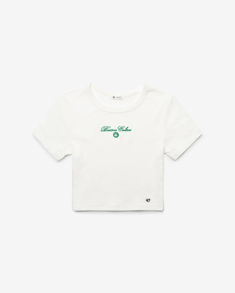 BOSTON CELTICS SCRIPT '47 BABY RIB TEE WOMENS