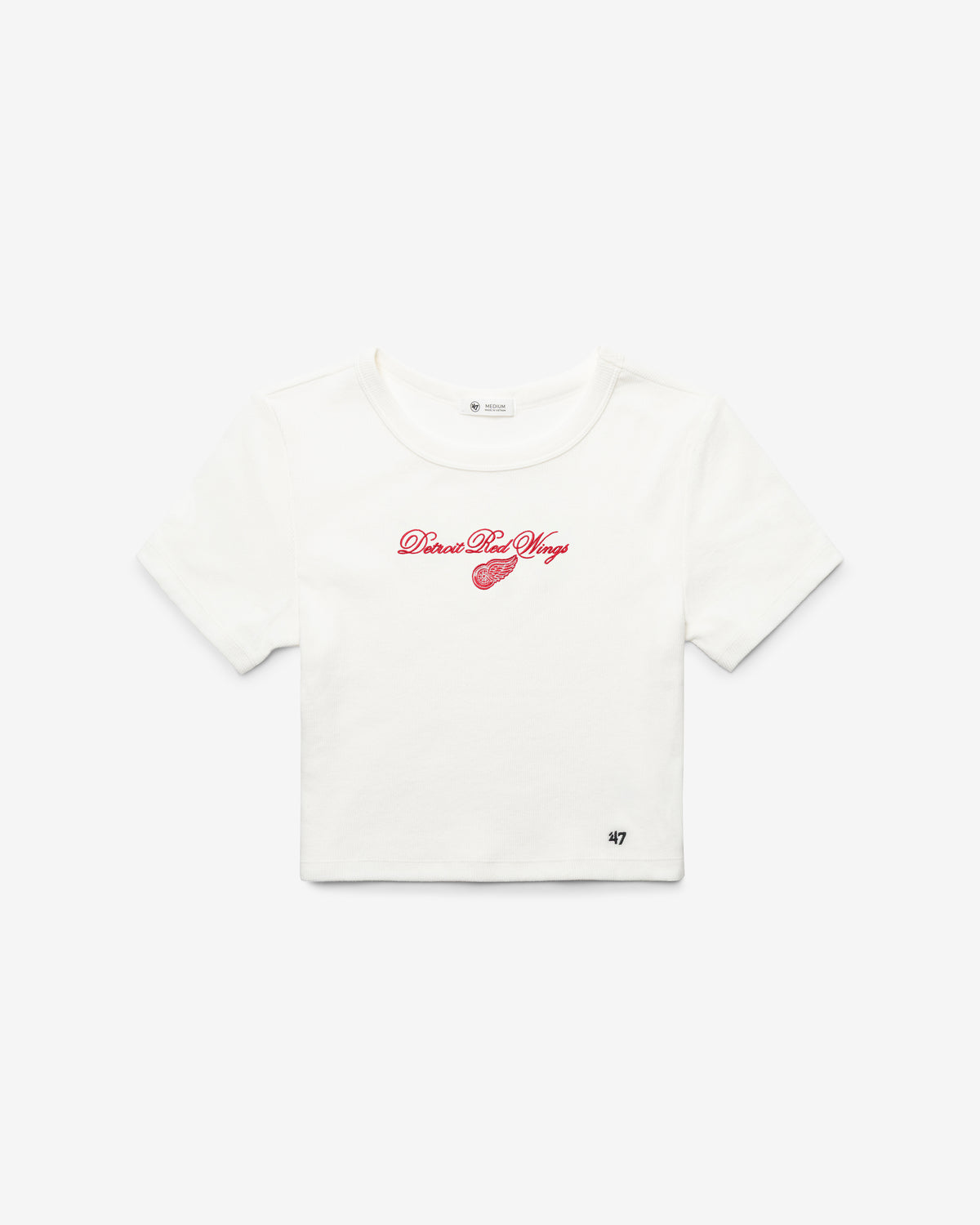 DETROIT RED WINGS SCRIPT '47 BABY RIB TEE WOMENS