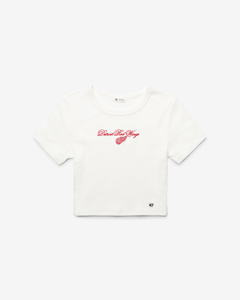 DETROIT RED WINGS SCRIPT '47 BABY RIB TEE WOMENS