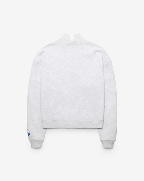 NEW YORK METS SCRIPT '47 MOCK NECK PULLOVER WOMENS