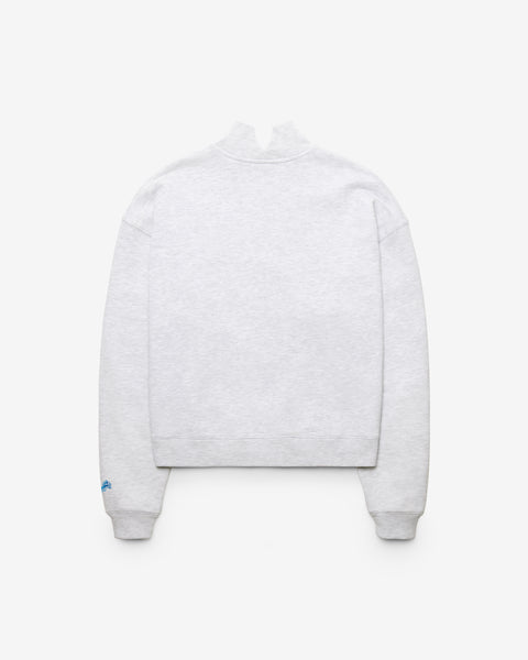 DETROIT LIONS SCRIPT '47 MOCK NECK PULLOVER WOMENS