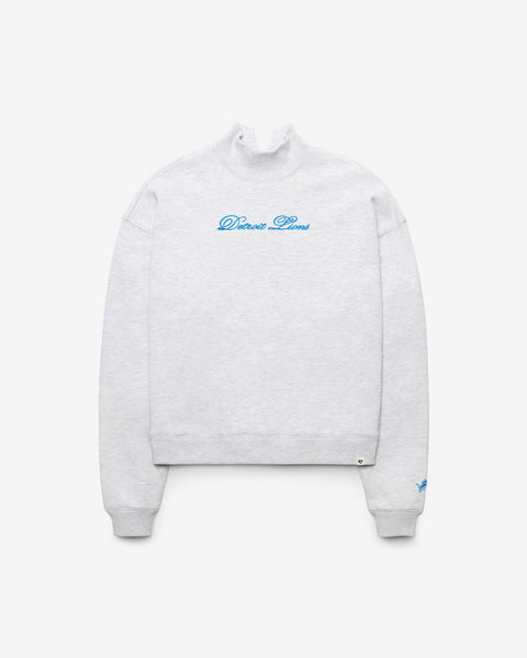 DETROIT LIONS SCRIPT '47 MOCK NECK PULLOVER WOMENS