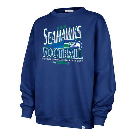 SEATTLE SEAHAWKS HISTORIC REGIONAL '47 OVERSIZED CREW WOMENS
