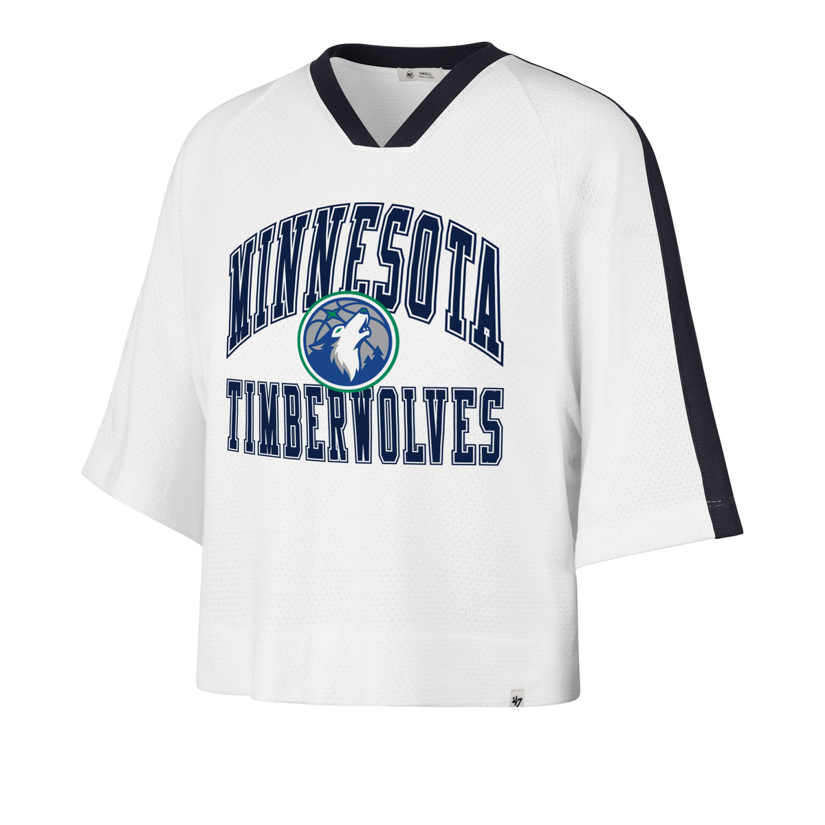 MINNESOTA TIMBERWOLVES BIG OVERARCH '47 WOMEN'S DROP NEEDLE RAGLAN TEE