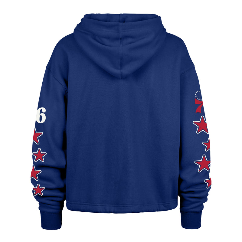 PHILADELPHIA 76ERS STARRY EYED '47 WOMEN'S VENICE HOOD