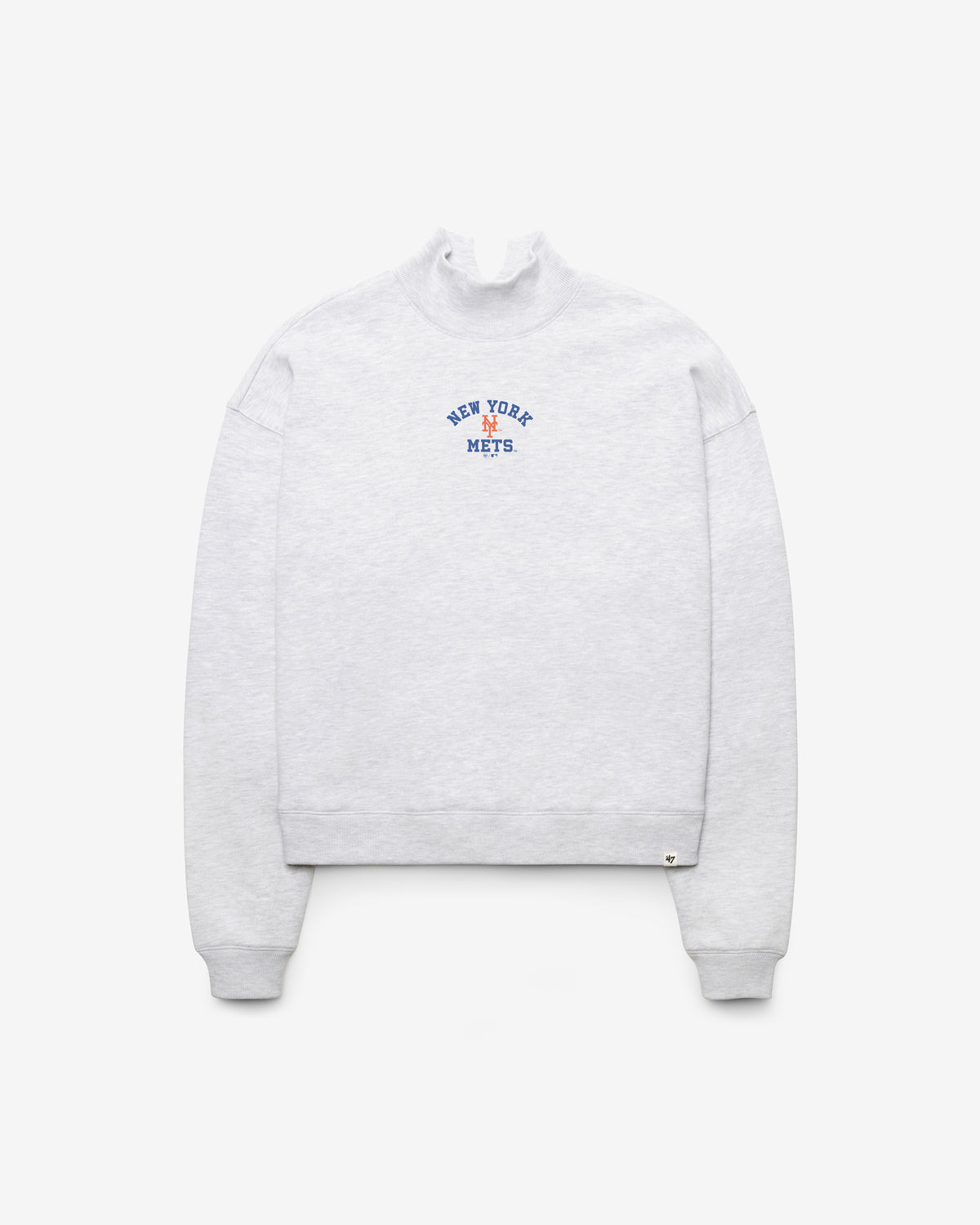 NEW YORK METS SPIRITED '47 MOCK NECK PULLOVER WOMENS