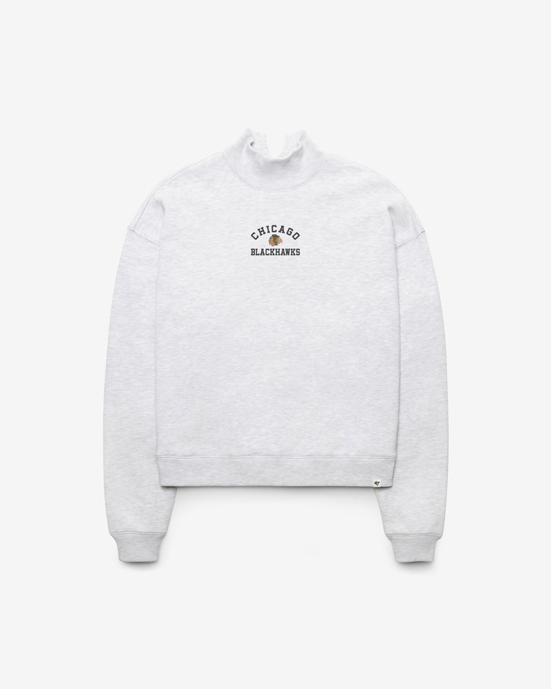 CHICAGO BLACKHAWKS SPIRITED '47 WOMEN'S MOCK NECK PULLOVER