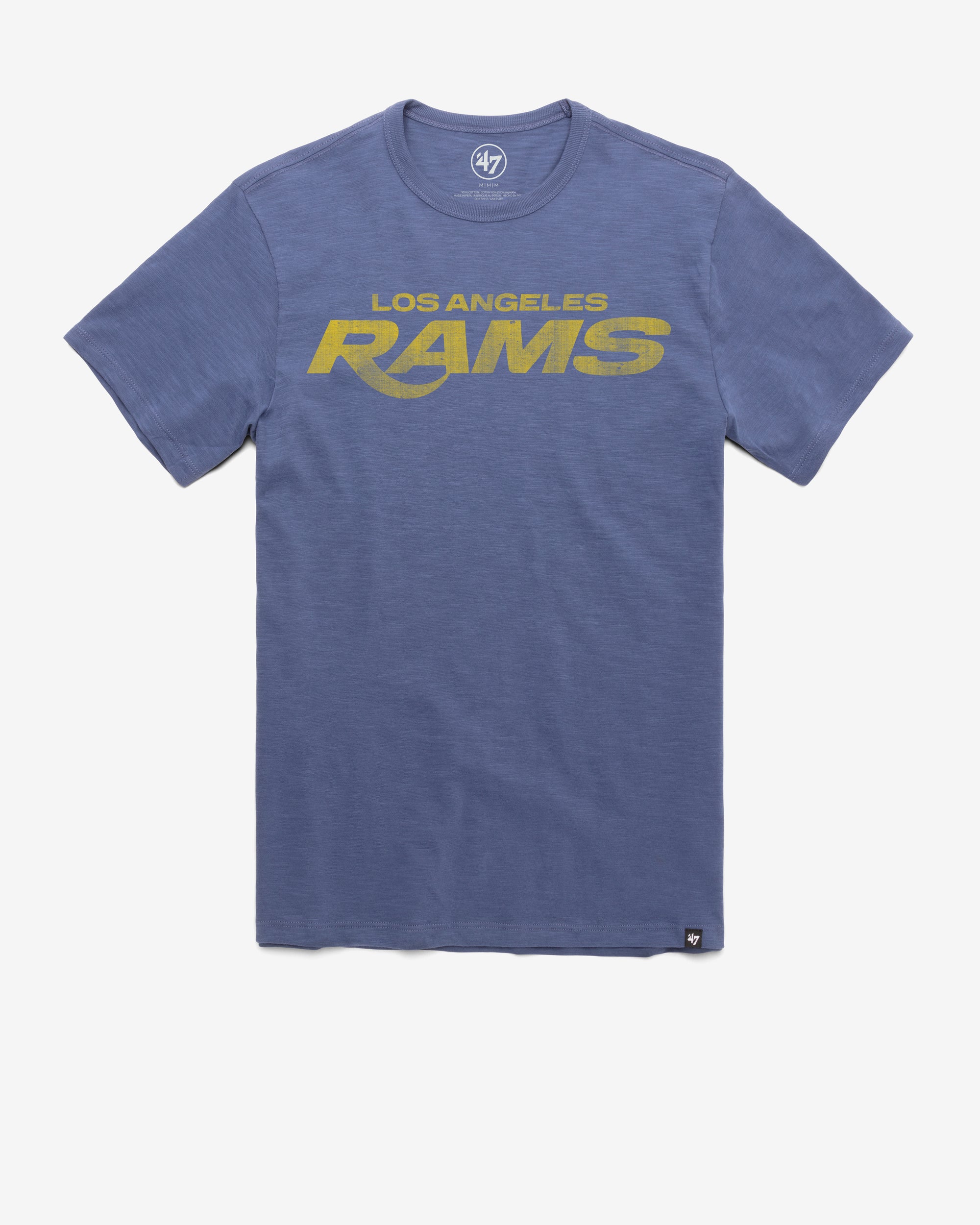 LOS ANGELES RAMS GRIT WORDMARK '47 SCRUM TEE