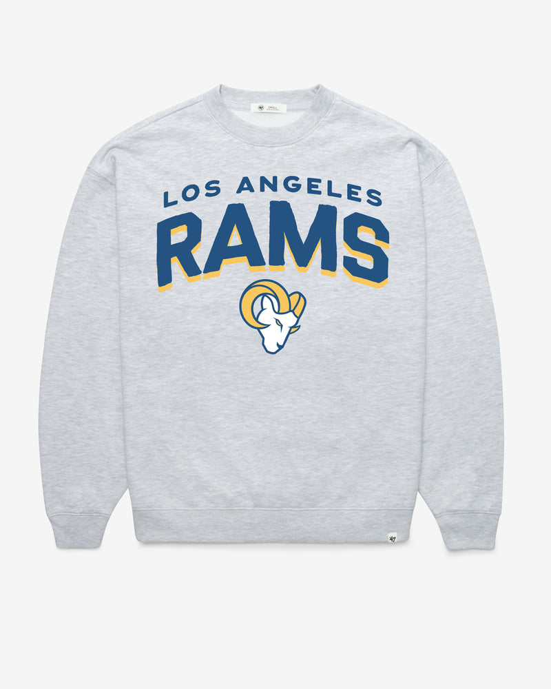 LOS ANGELES RAMS CAMPUS ARCH CLOUD '47 WOMEN'S OVERSIZED CREW