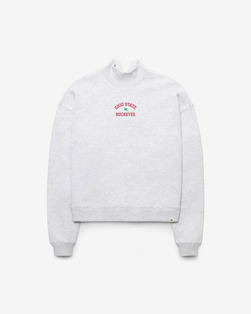 OHIO STATE BUCKEYES SPIRITED '47 WOMEN'S MOCK NECK PULLOVER