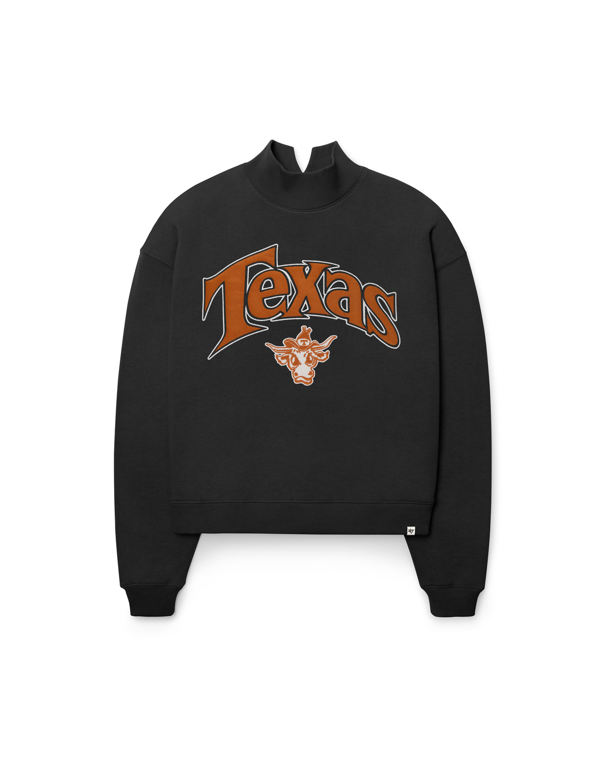 TEXAS LONGHORNS VINTAGE VARSITY HOUSE '47 MOCK NECK PULLOVER