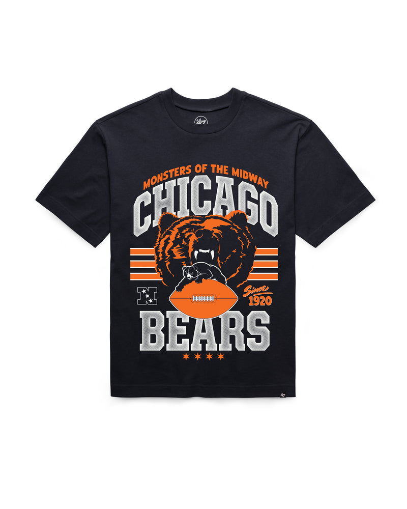 CHICAGO BEARS HISTORIC VARSITY HOUSE '47 FOUNDATION TEE