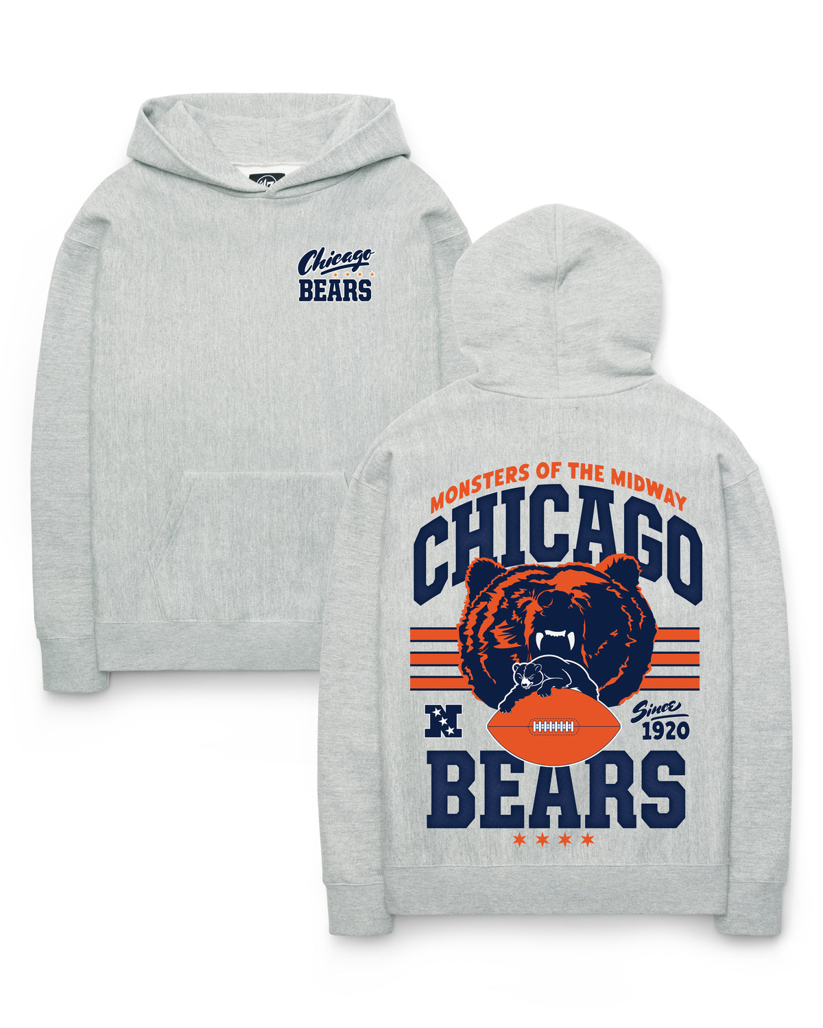 CHICAGO BEARS HISTORIC VARSITY HOUSE BACKER '47 FOUNDATION HOOD