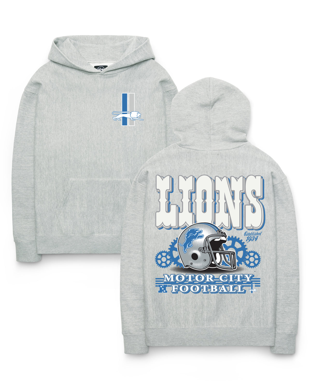 DETROIT LIONS HISTORIC VARSITY HOUSE BACKER '47 FOUNDATION HOOD