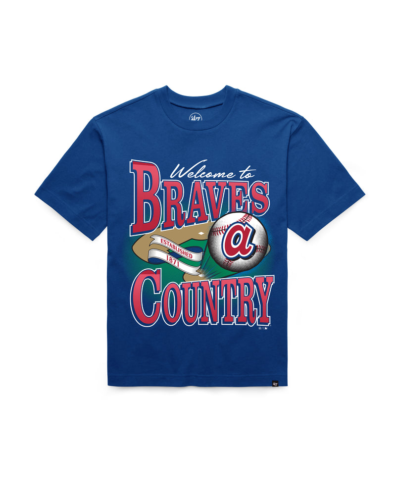ATLANTA BRAVES COOPERSTOWN VARSITY HOUSE '47 FOUNDATION TEE