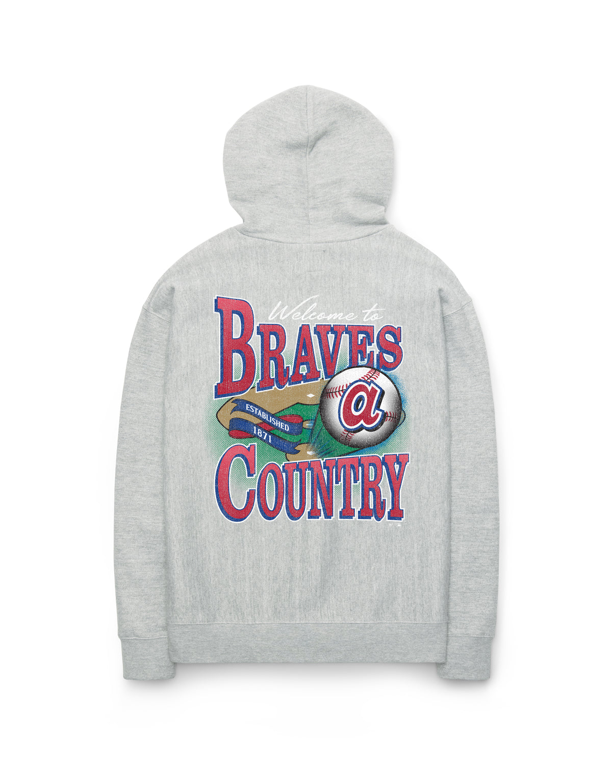ATLANTA BRAVES COOPERSTOWN VARSITY HOUSE BACKER '47 FOUNDATION HOOD