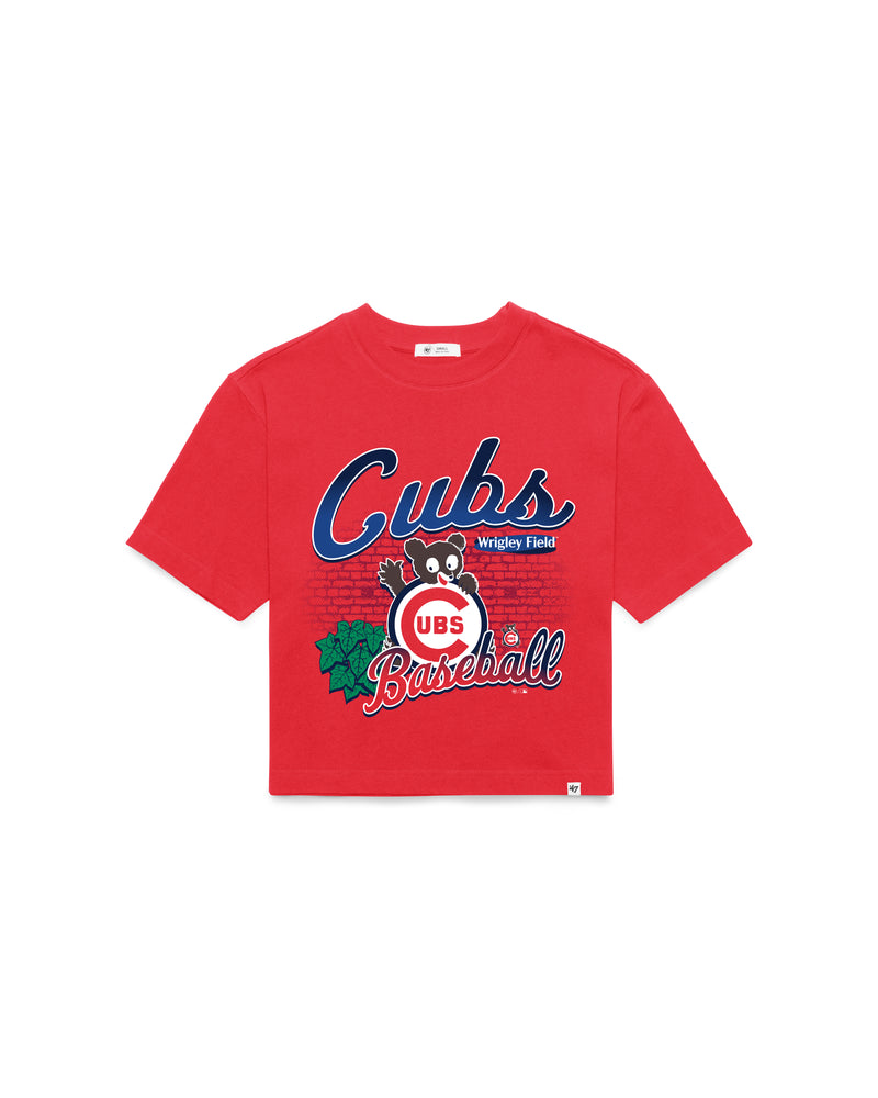 CHICAGO CUBS COOPERSTOWN VARSITY HOUSE '47 WOMEN'S REED CITY TEE