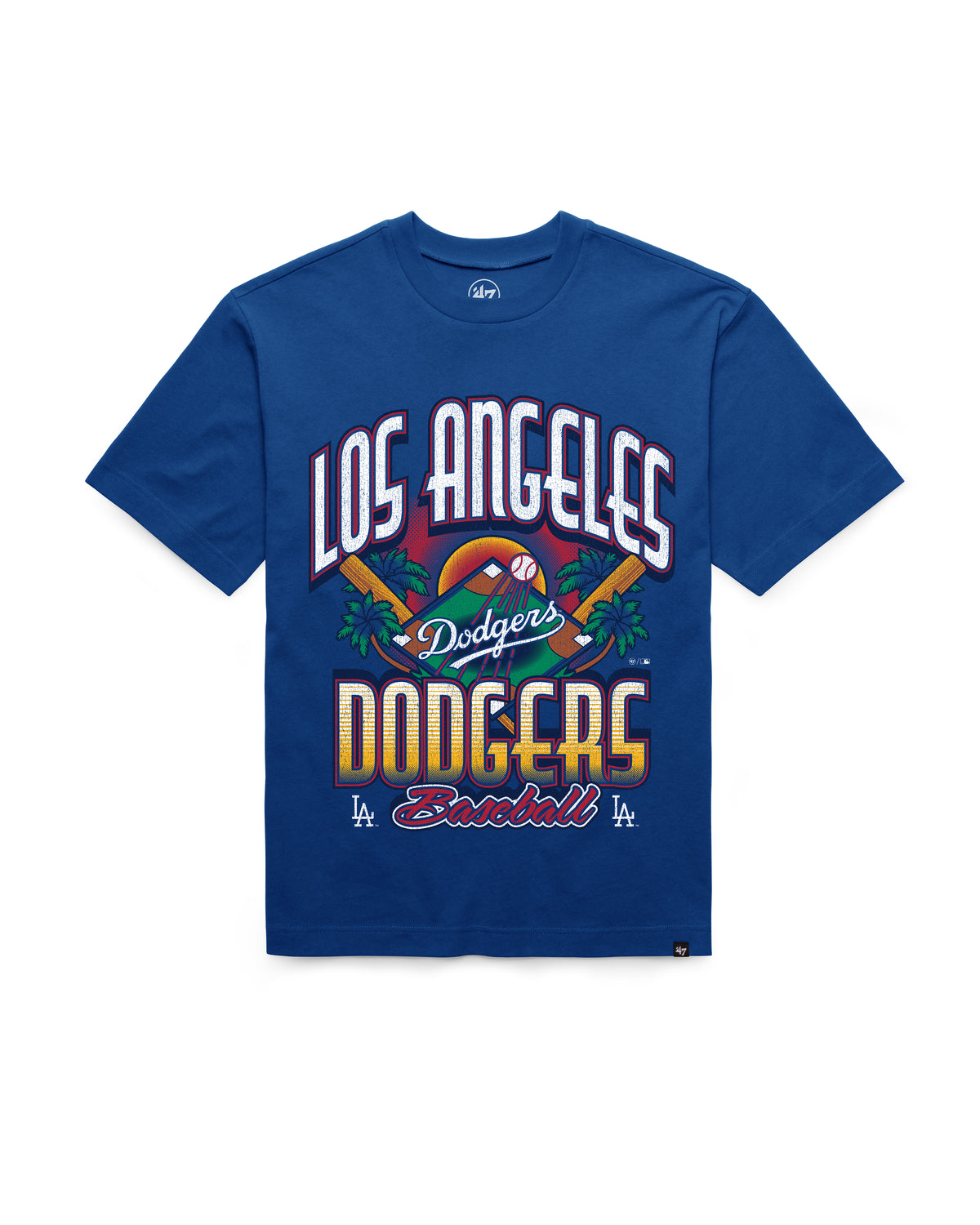 LOS ANGELES DODGERS COOPERSTOWN VARSITY HOUSE '47 FOUNDATION TEE