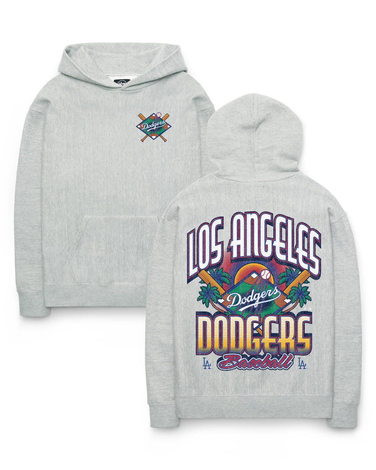 LOS ANGELES DODGERS COOPERSTOWN VARSITY HOUSE BACKER '47 FOUNDATION HOOD