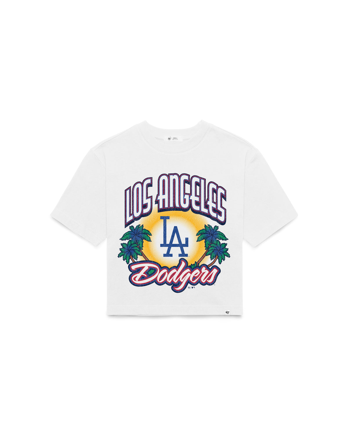 LOS ANGELES DODGERS COOPERSTOWN VARSITY HOUSE '47 WOMEN'S REED CITY TEE