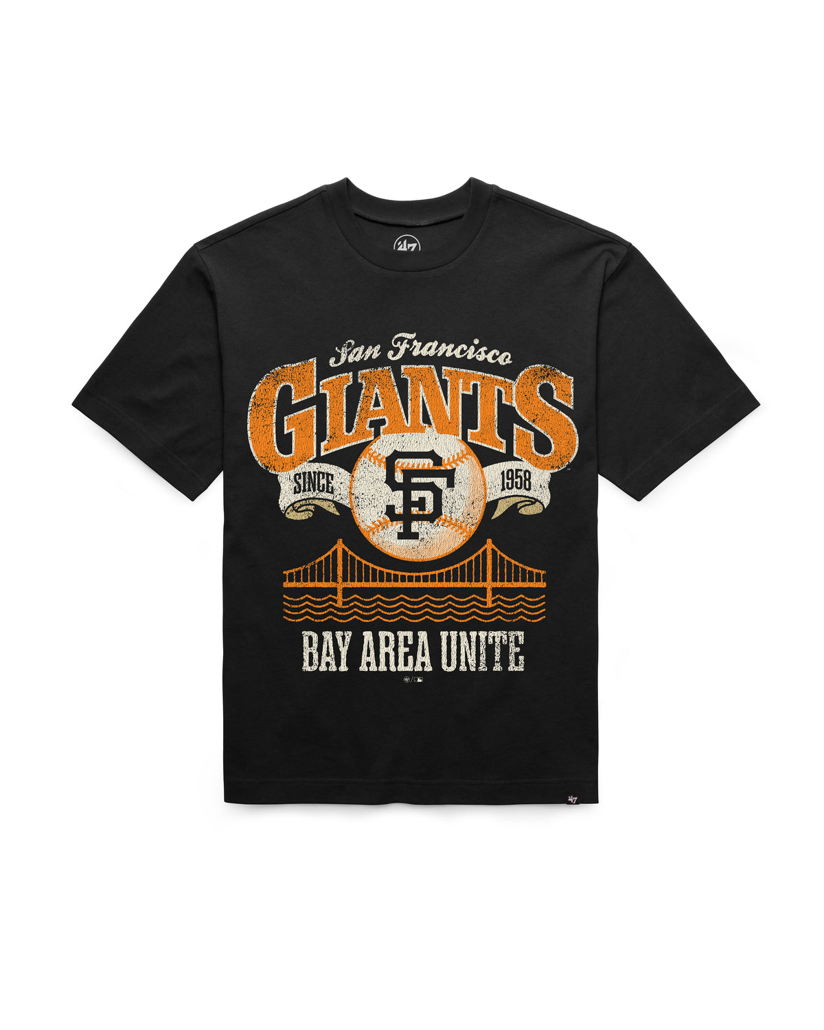 SAN FRANCISCO GIANTS COOPERSTOWN VARSITY HOUSE '47 FOUNDATION TEE