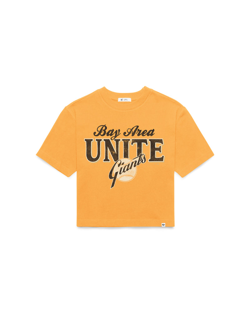 SAN FRANCISCO GIANTS COOPERSTOWN VARSITY HOUSE '47 WOMEN'S REED CITY TEE