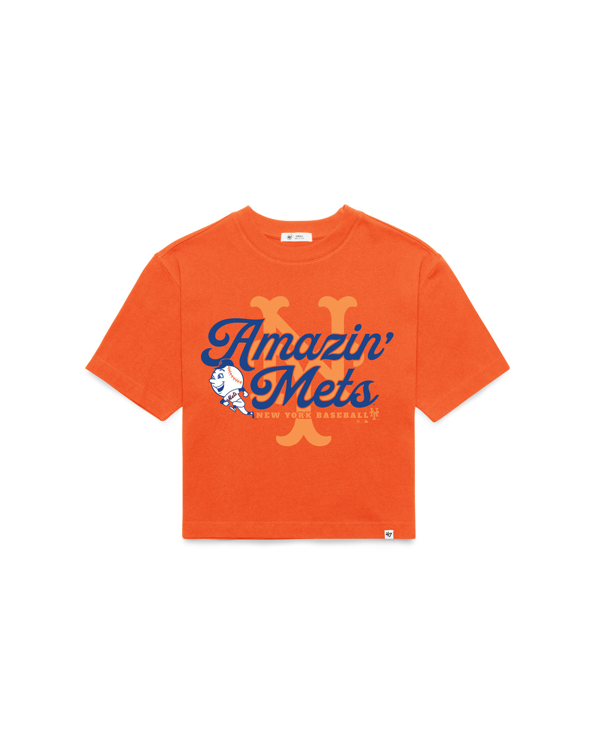 NEW YORK METS COOPERSTOWN VARSITY HOUSE '47 WOMEN'S REED CITY TEE