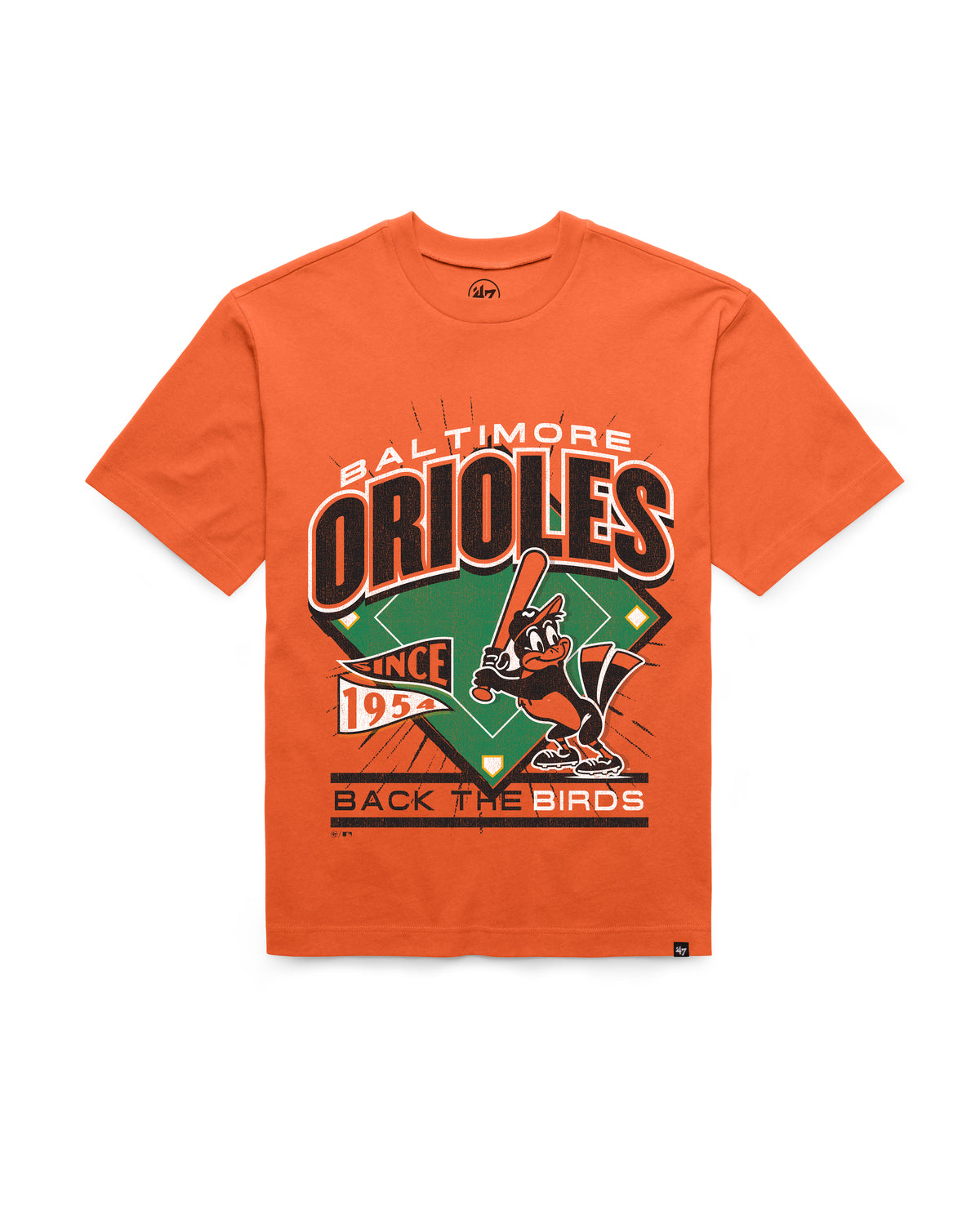 BALTIMORE ORIOLES COOPERSTOWN VARSITY HOUSE '47 FOUNDATION TEE