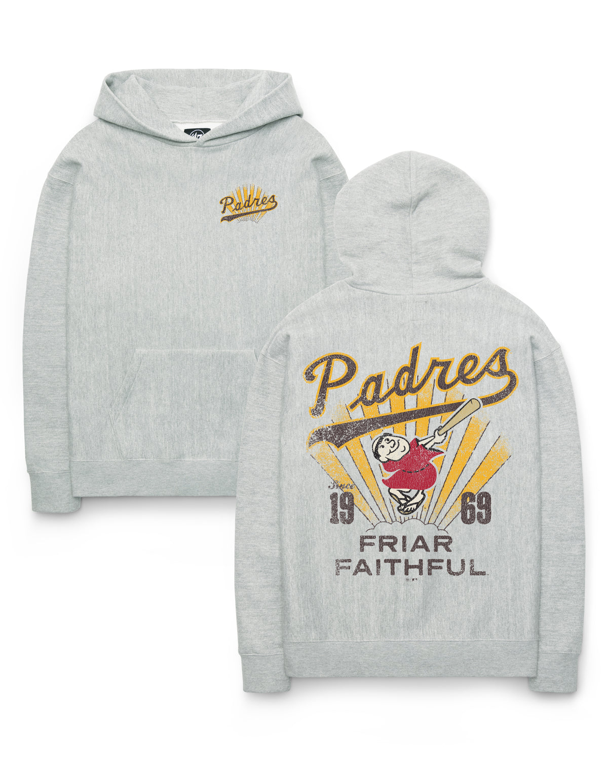 SAN DIEGO PADRES COOPERSTOWN VARSITY HOUSE BACKER '47 FOUNDATION HOOD