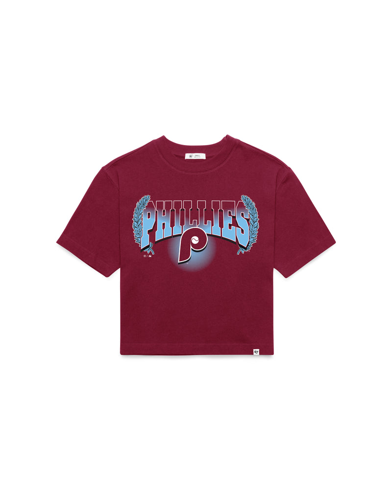 PHILADELPHIA PHILLIES COOPERSTOWN VARSITY HOUSE '47 WOMEN'S REED CITY TEE