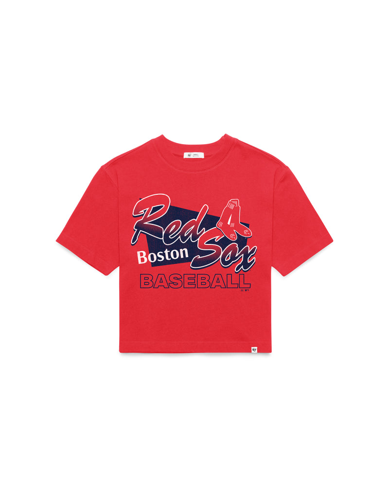 BOSTON RED SOX COOPERSTOWN VARSITY HOUSE '47 WOMEN'S REED CITY TEE