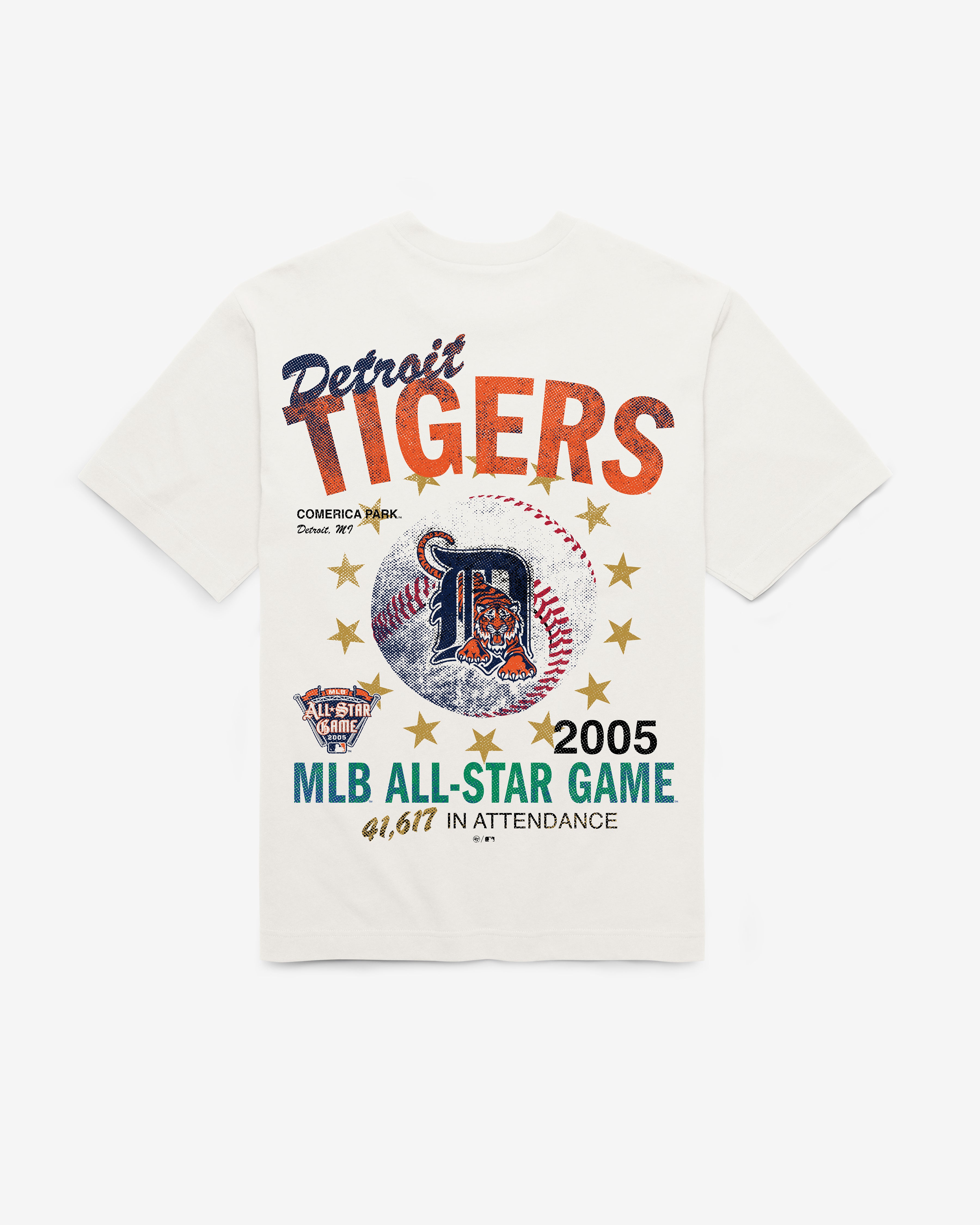 DETROIT TIGERS COOPERSTOWN ALL STAR GAME '47 FOUNDATION TEE - White