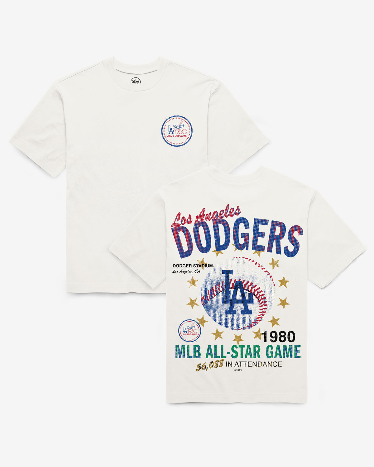 LOS ANGELES DODGERS COOPERSTOWN ALL STAR GAME '47 FOUNDATION TEE