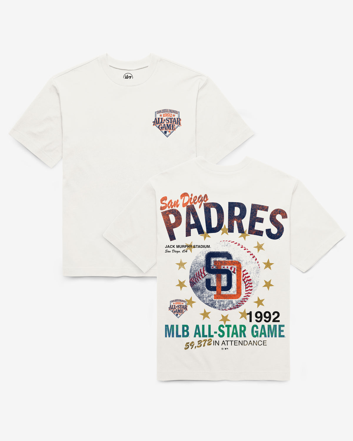 SAN DIEGO PADRES COOPERSTOWN ALL STAR GAME '47 FOUNDATION TEE